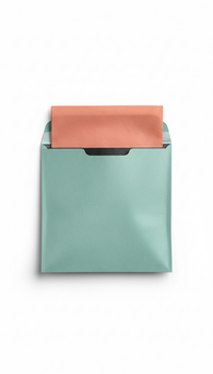 Mint Concrete Poly Mailer Branded Tissue